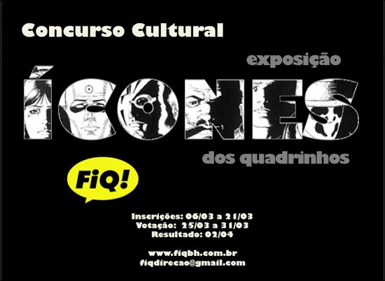 Exposição Ícones dos Quadrinhos - FIQ 2013