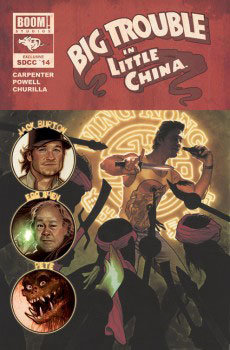 Capa de Adam Hughes para Big Trouble In Little China # 1