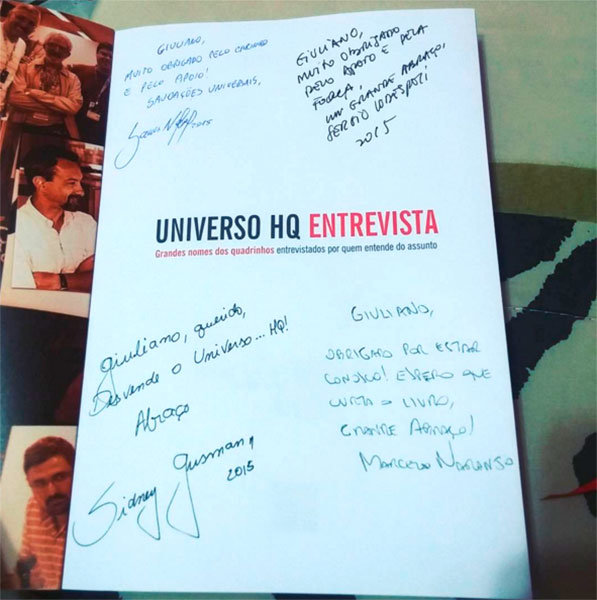 Lançamento de Universo HQ Entrevista