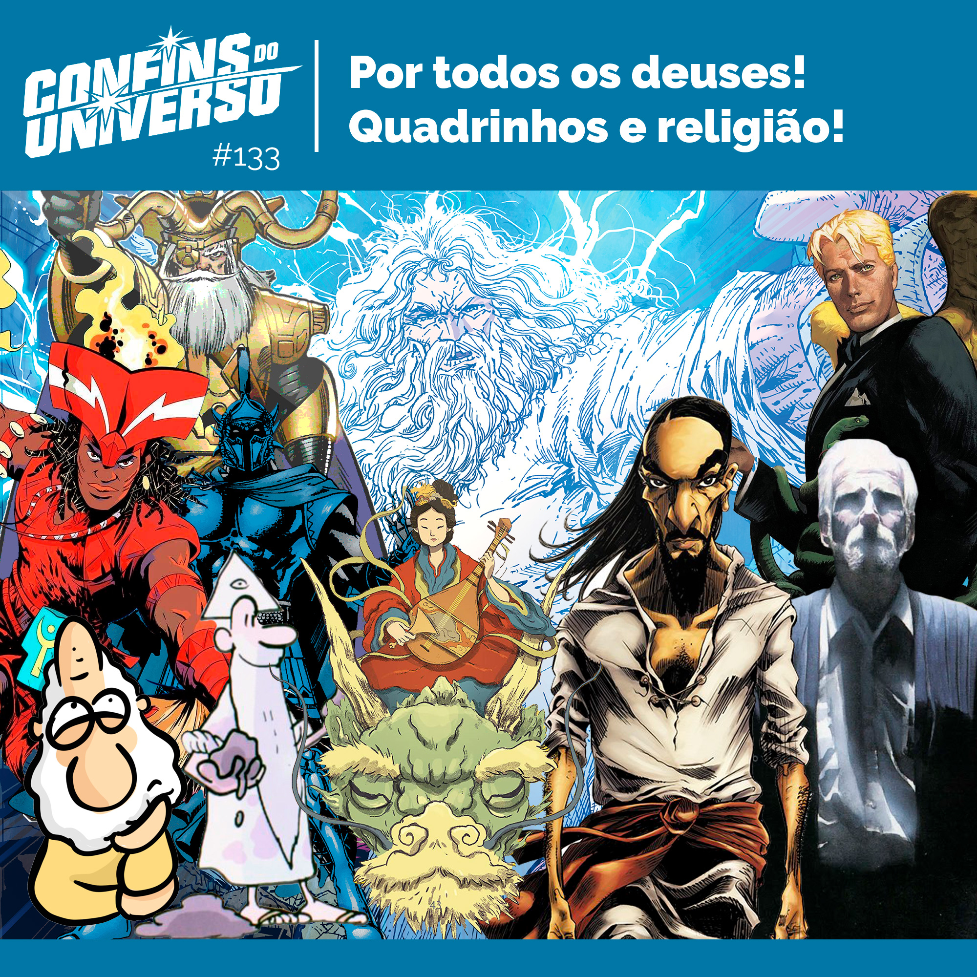 Confins do Universo 134 - Quadrinhos e esportes: dá jogo, nocaute, pedal... episode artwork